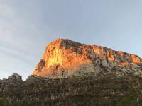 Frenchman's Cap lit by early morning sun