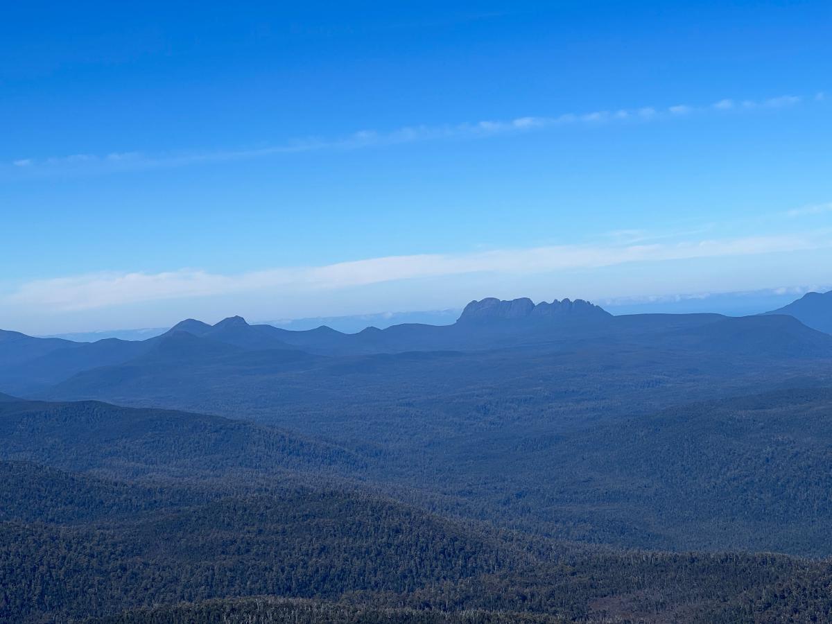 Precipitous Bluff in the distance