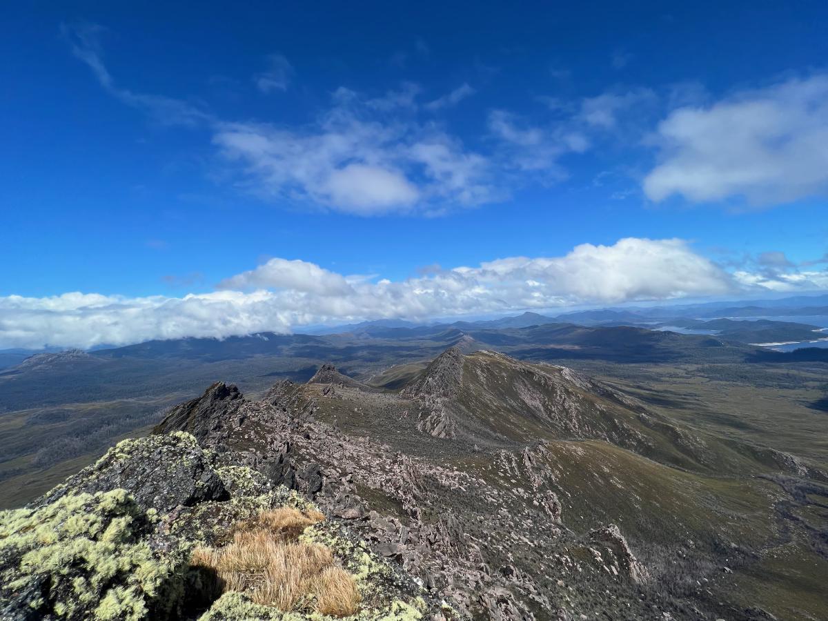 Looking down Packers Spur