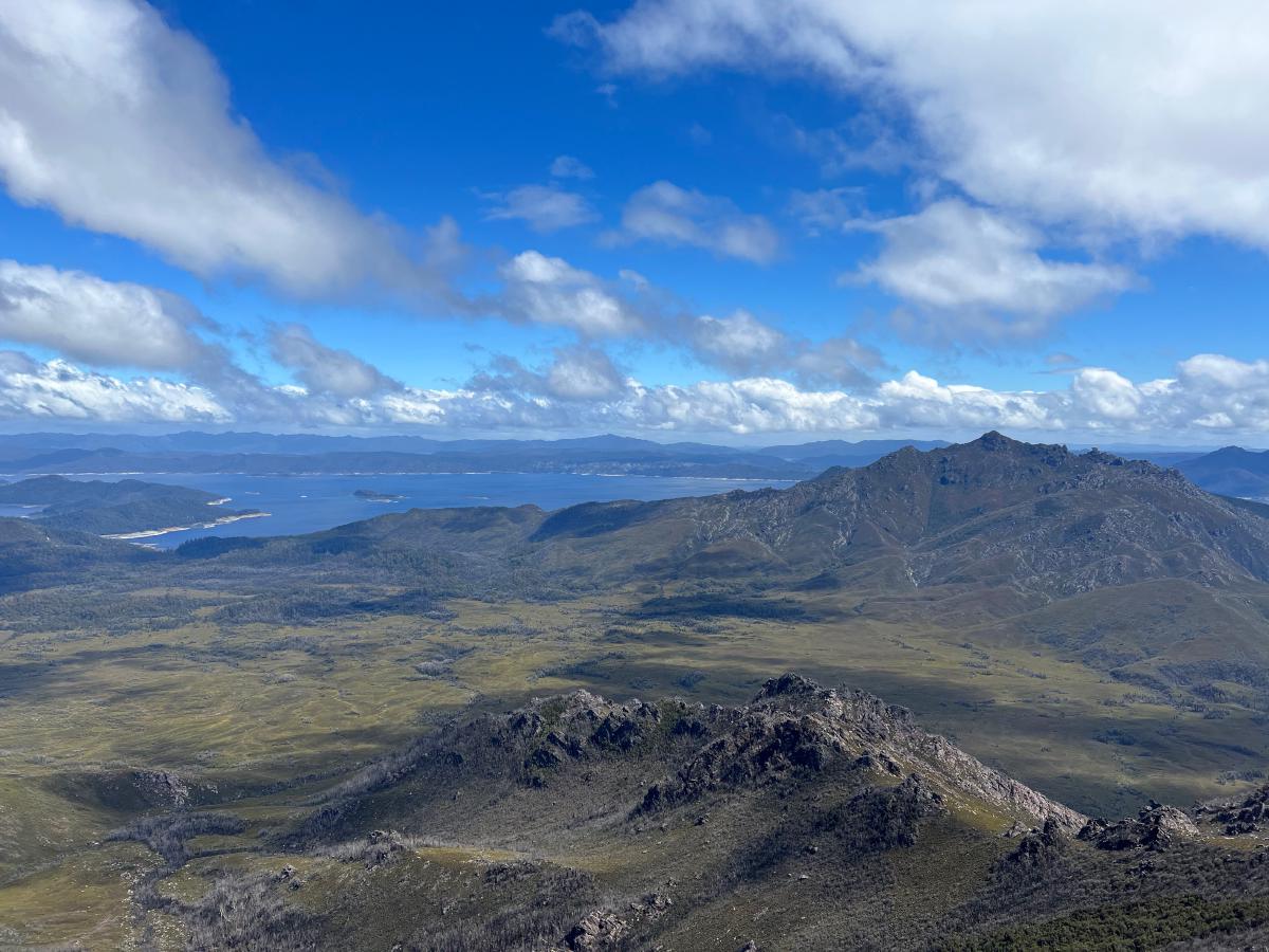 Clear Hill Plain and Clear Hill, now much clearer