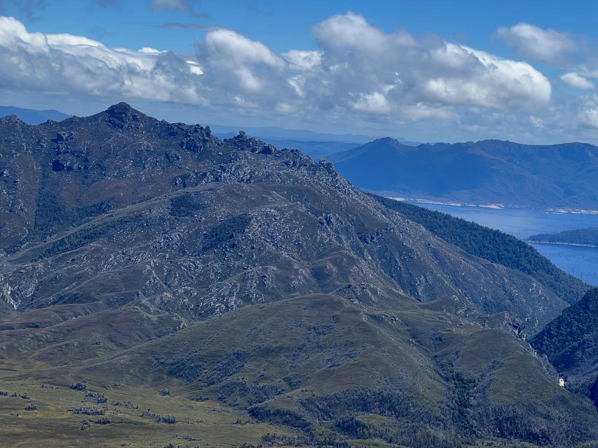 Clear Hill and the Gordon Gorge on the right